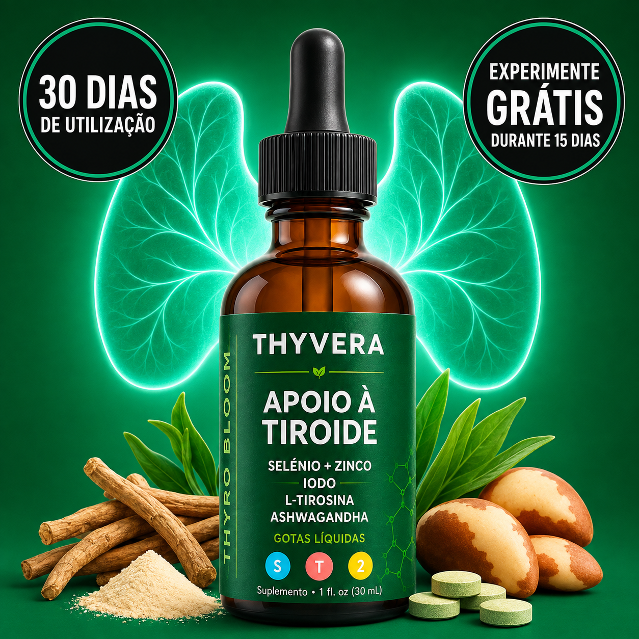 THYVERA Gotas de Apoio à Tiroide