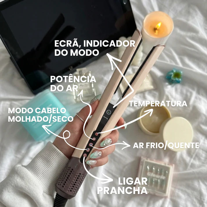 LUMA PRO - Prancha Secadora 2 em 1