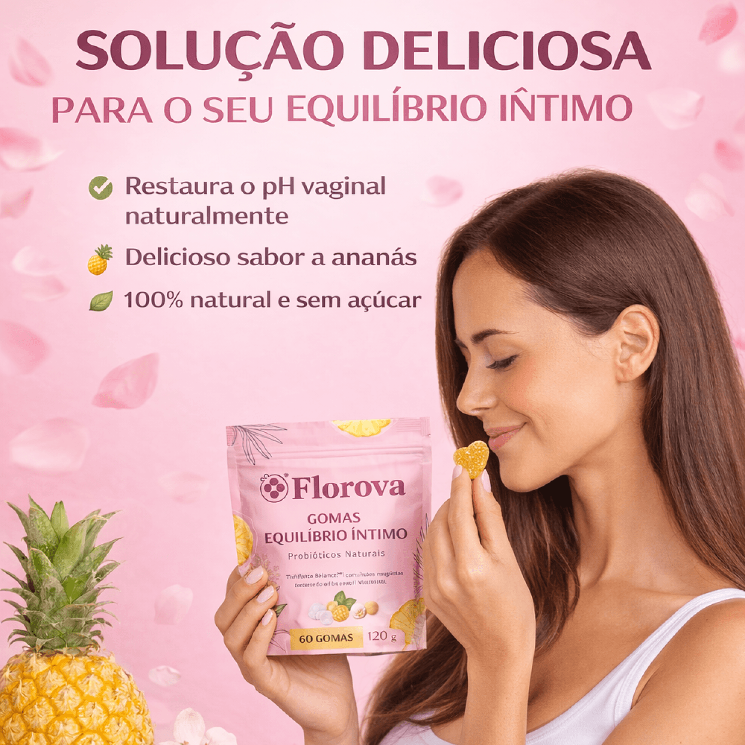 Florova -  Equilíbrio Íntimo · Probióticos Naturais.