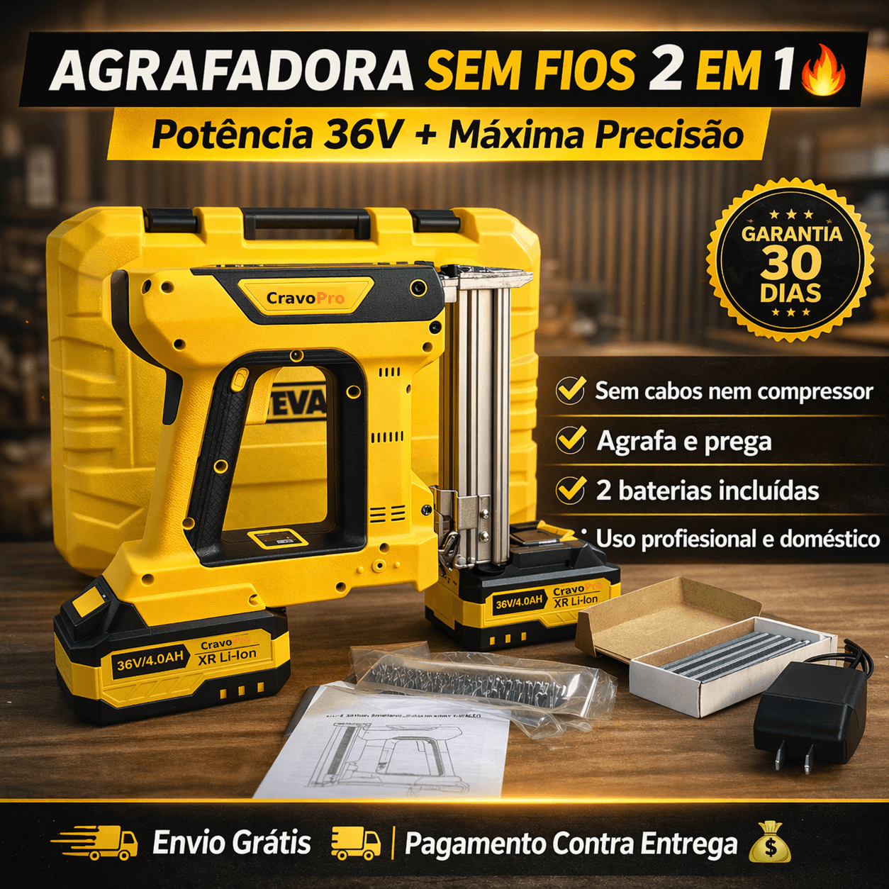 CravoPro™ - Um cravador. Duas ferramentas.