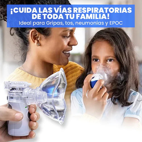 💙 Nebulizador Recargable con Tecnología Avanzada ¡Tu Salud Respiratoria con Envío Gratis! 🚚