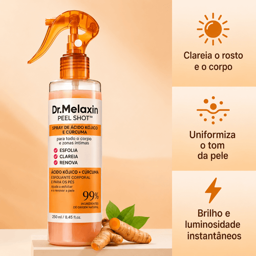Dr. Melaxin - Spray Anti-Manchas para a Pele - OFERTA 2+1 GRATIS!