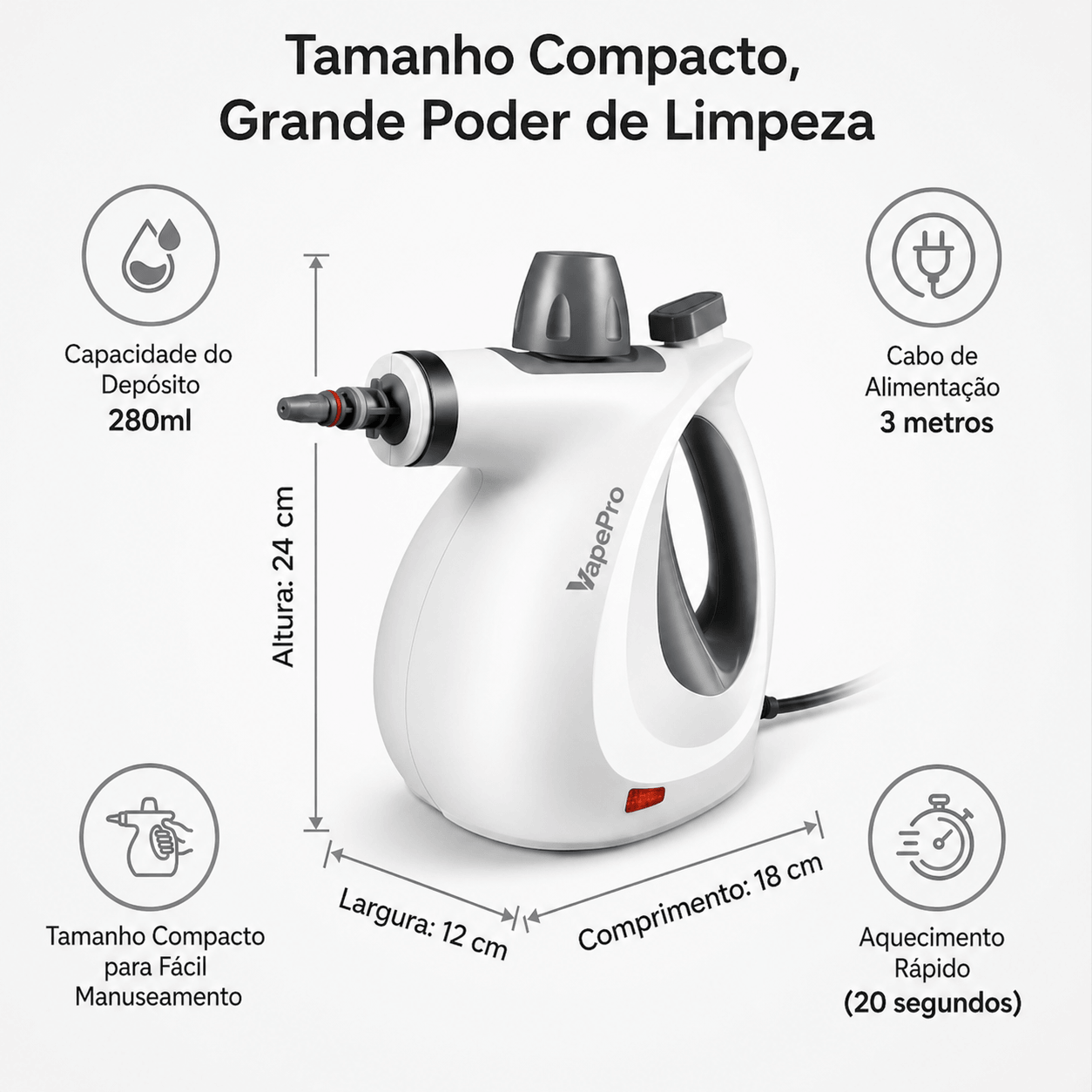VapePro - Limpa tudo com facilidade