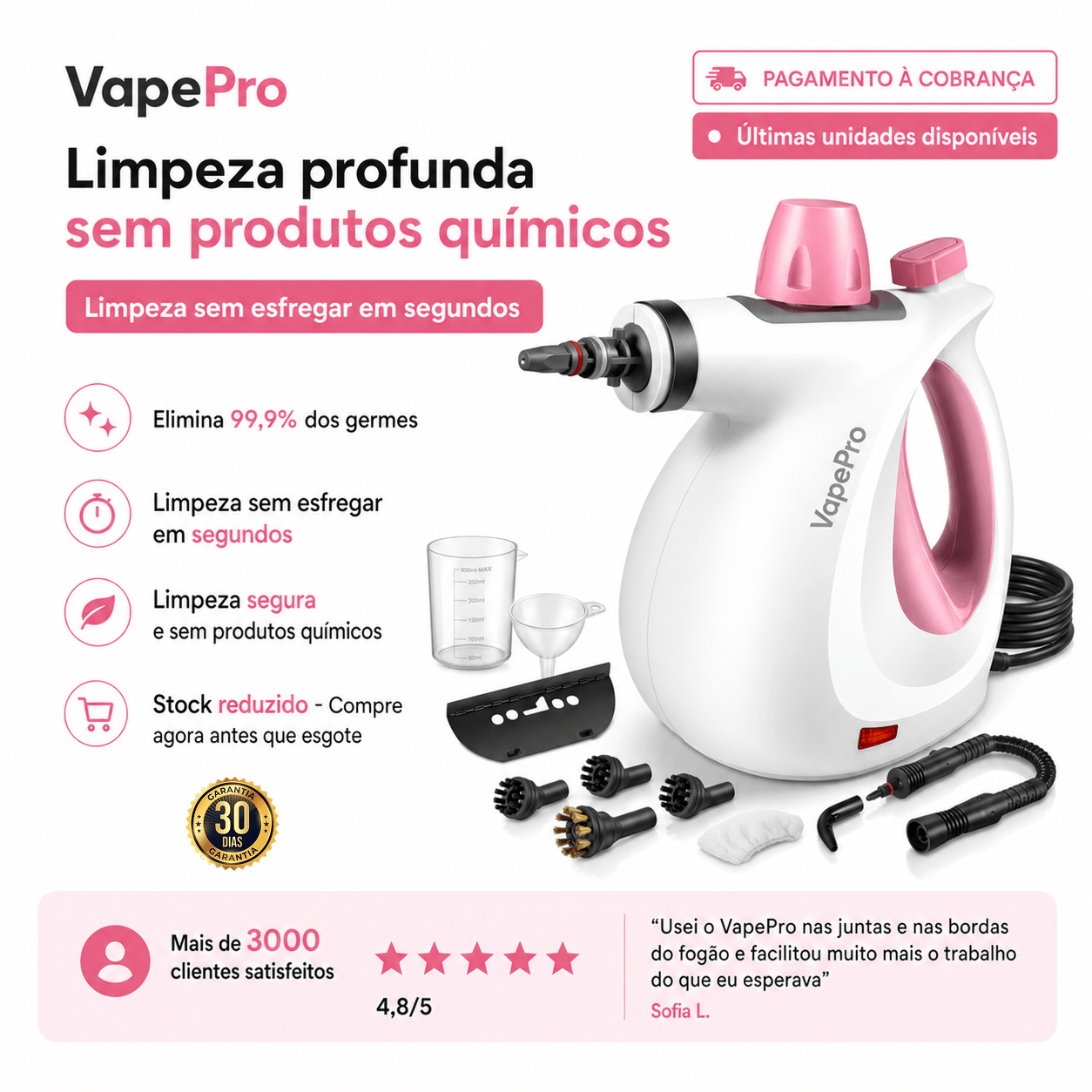 VapePro - Limpa tudo com facilidade
