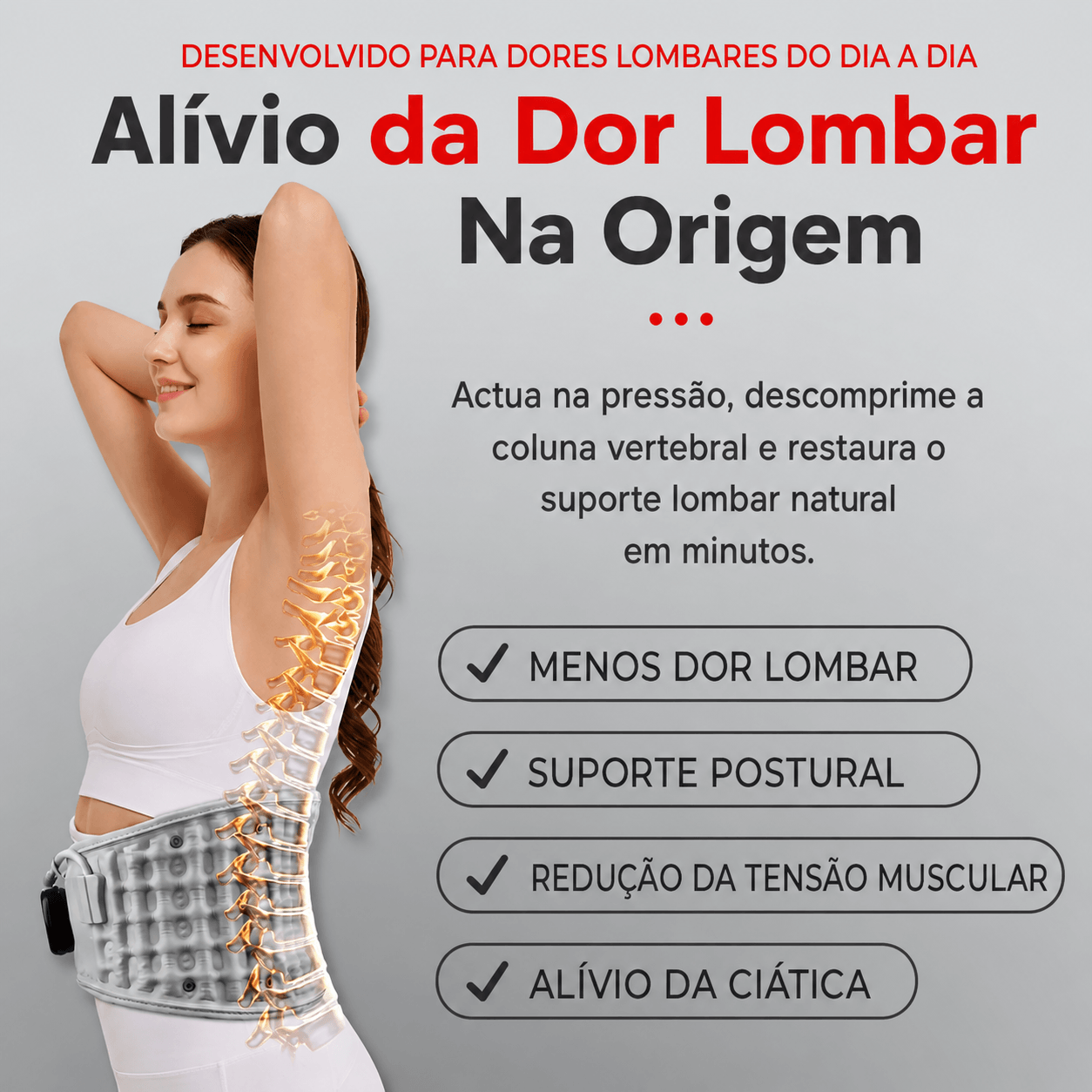 LumboFlex - Elimina a dor lombar. Instantaneamente.