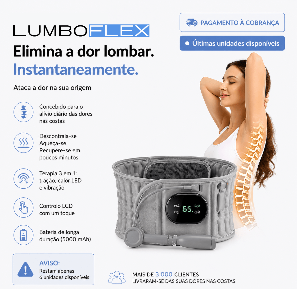 LumboFlex - Elimina a dor lombar. Instantaneamente.